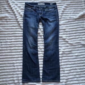 BKE Sabrina Boot Cut Jean Low Cut Flare Denim Dark Wash The Buckle 29 31" Inseam